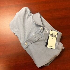 Polo Ralph Lauren L/S Performance Polo Shirt Mens Sz L Classic Fit NWT $125 FLAW